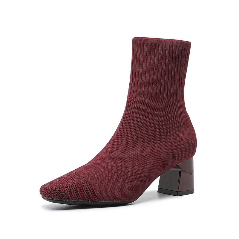 Bottines à Talon Carré – Élégance & Maintien au Quotidien