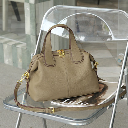 Sac Bandoulière Cuir Première Couche – Élégance Structurée