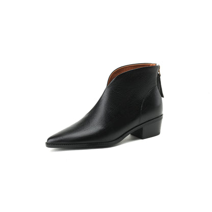 Bottines – Cuir Véritable & Bout Pointu