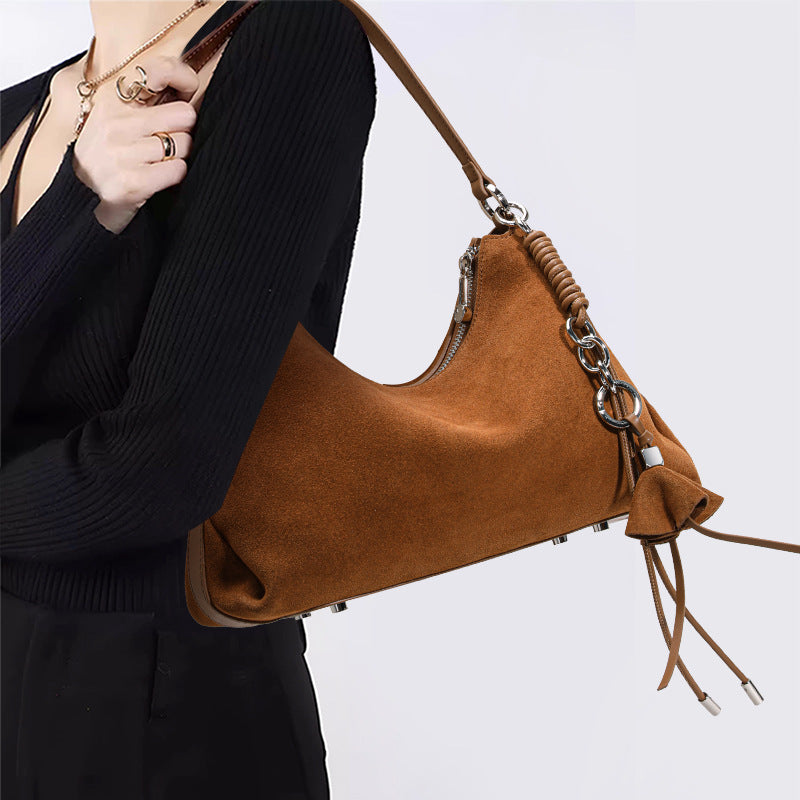 Sac Bandoulière Cuir – Style Rétro & Compartiments