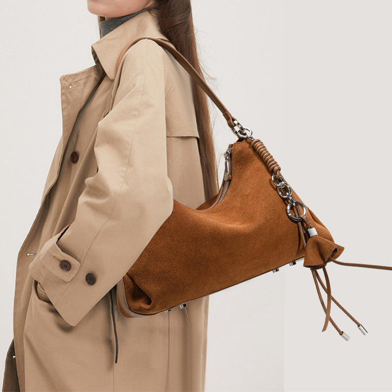 Sac Bandoulière Cuir – Style Rétro & Compartiments