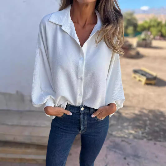 Chemise À Manches Bouffantes – Style & Élégance