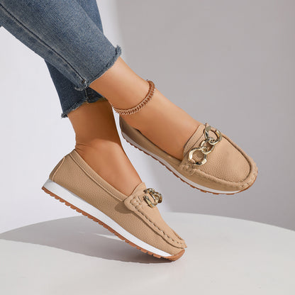 Mocassins à Chaîne – Chic Sans Effort